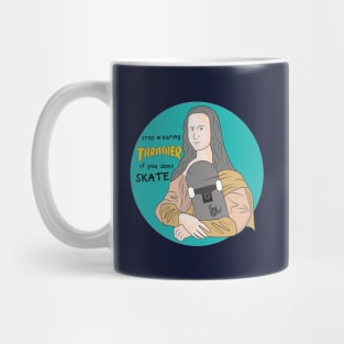 monalisa love skate Mug